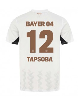 Muži Futbalové oblečenie Bayer Leverkusen Edmond Tapsoba #12 2024-25 Krátky Rukáv - Preč